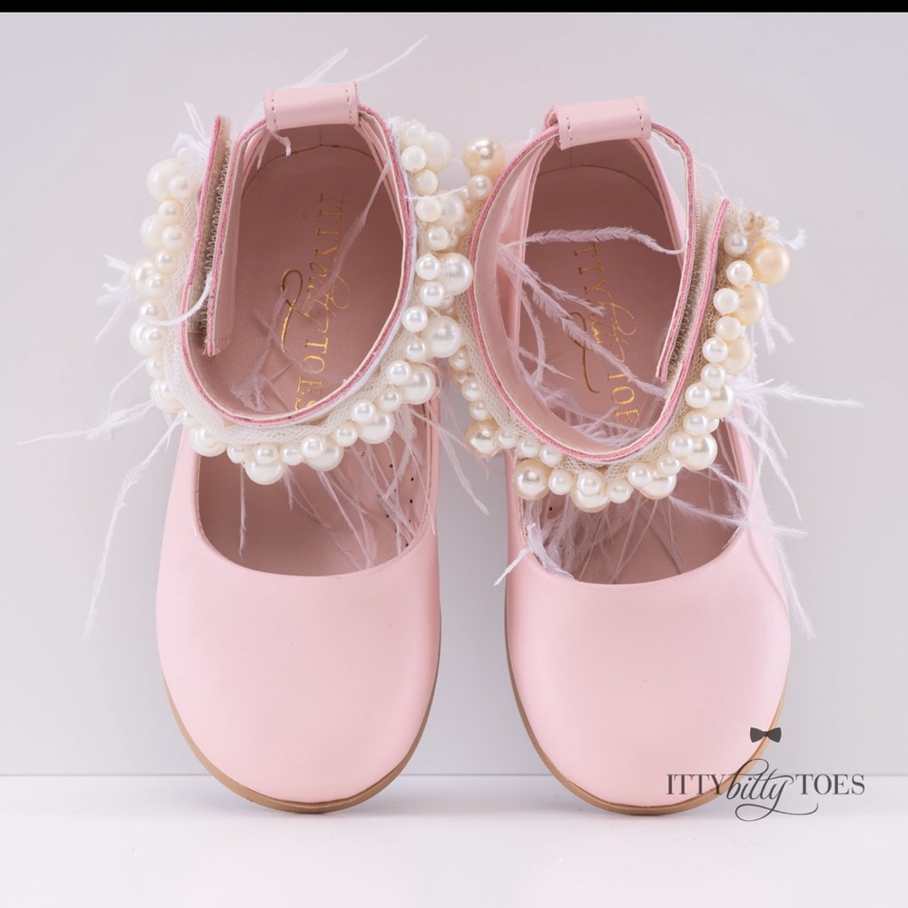 Cami pearl pink feather (faux)